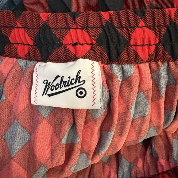 Woolrich X Target Womens Buffalo Check Pleated Ankle Skirt Size XXL Stretch - Picture 5 of 6